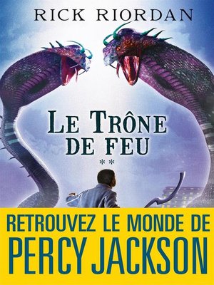 cover image of Le Trône de feu